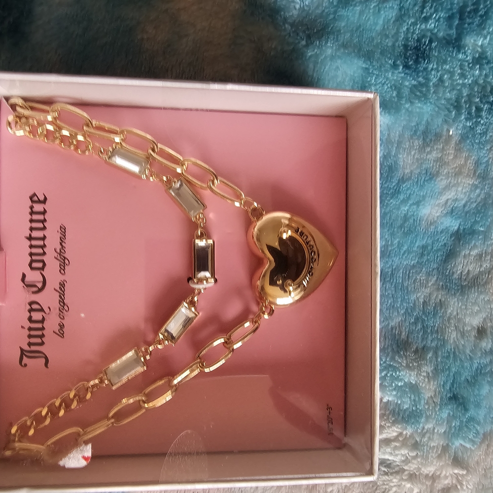 Juicy Couture Gold Heart Necklace